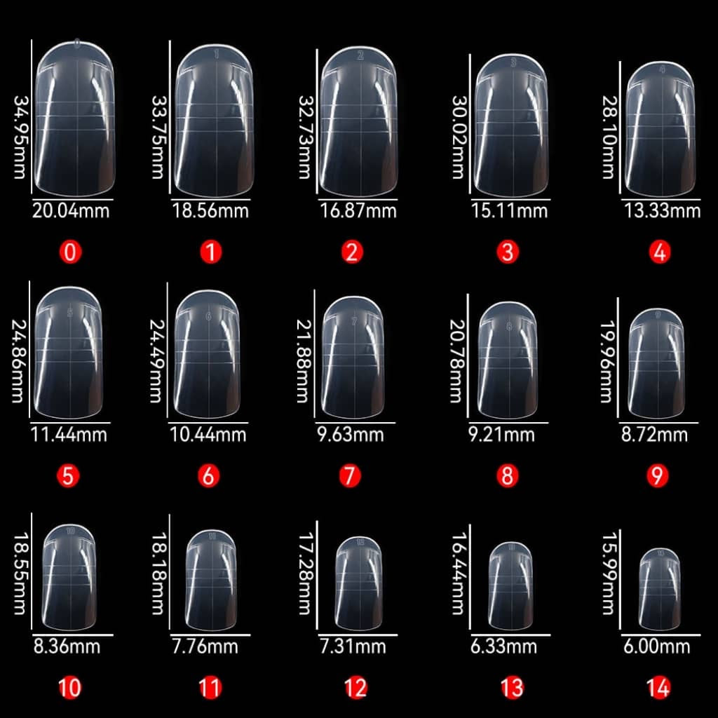 DUAL TOE NAIL FORMS