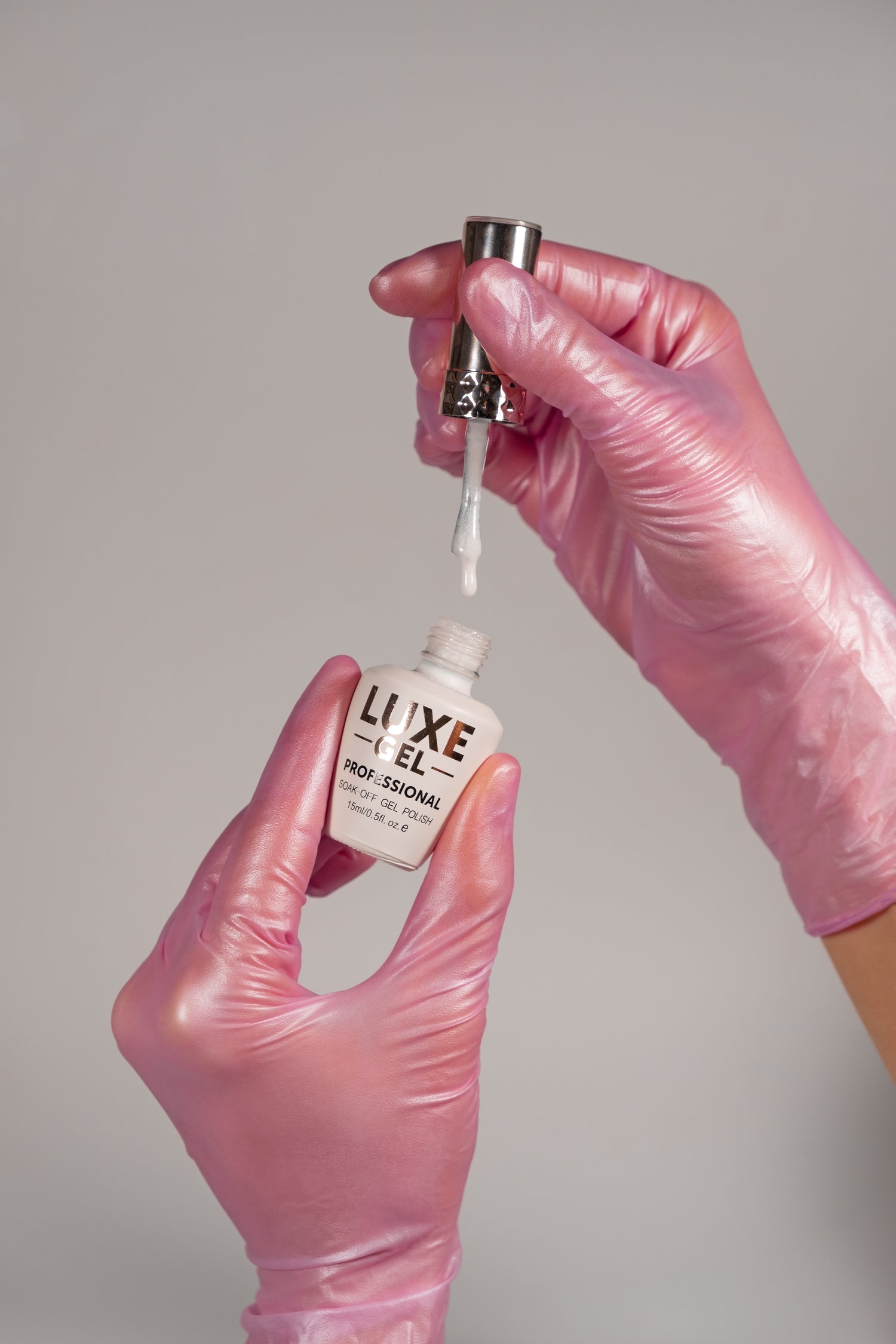 PEARLY ROSE GLOVES - 100 PC