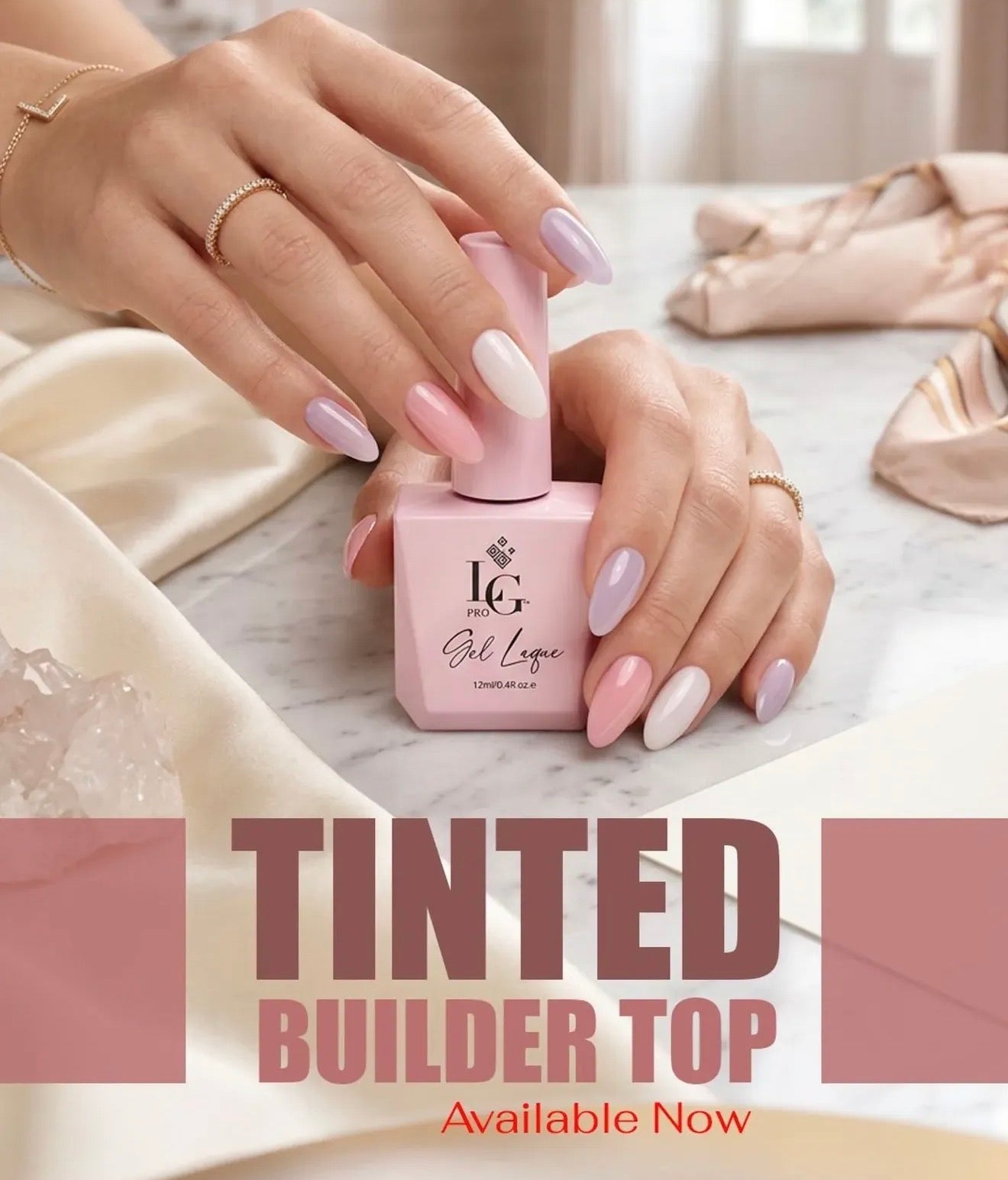 BUILDER TINTED RUBBER TOP COAT
 - BARE PEONY