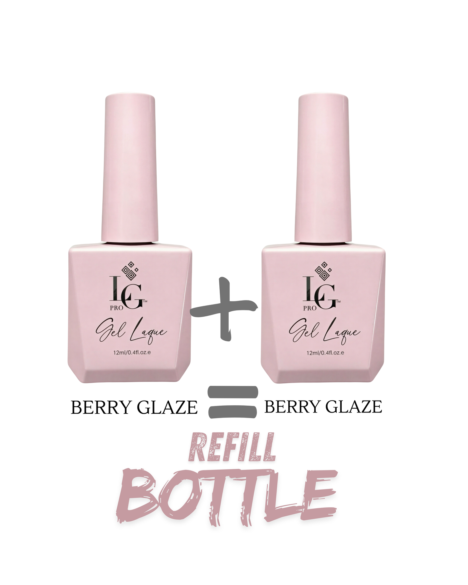 REFILL - BERRY GLAZE - HEMA FREE' LIQUID POLIGEL STRUCTURE BASE