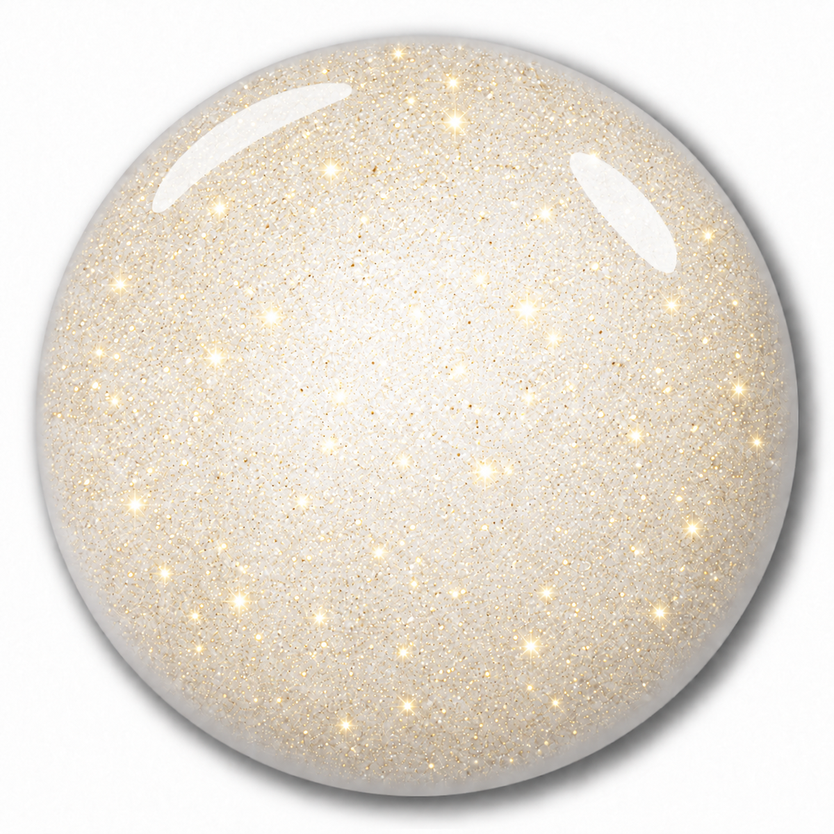 DIAMOND DUST GOLD TOP COAT - NON WIPE