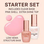 STARTER SET - STRUCTURE BASE 'LOW HEMA' – Luxe Gel Professional