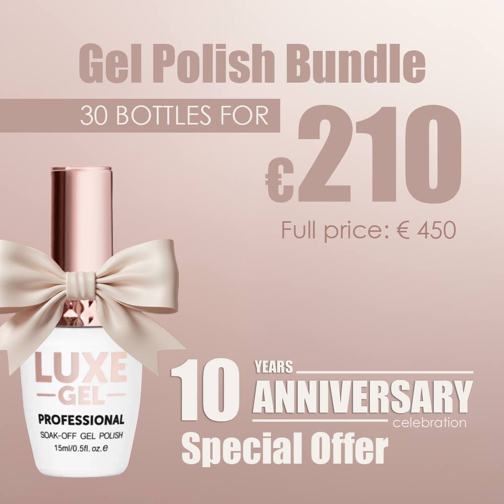 ANNIVERSARY 30 GEL POLISH BUNDLE - save €240