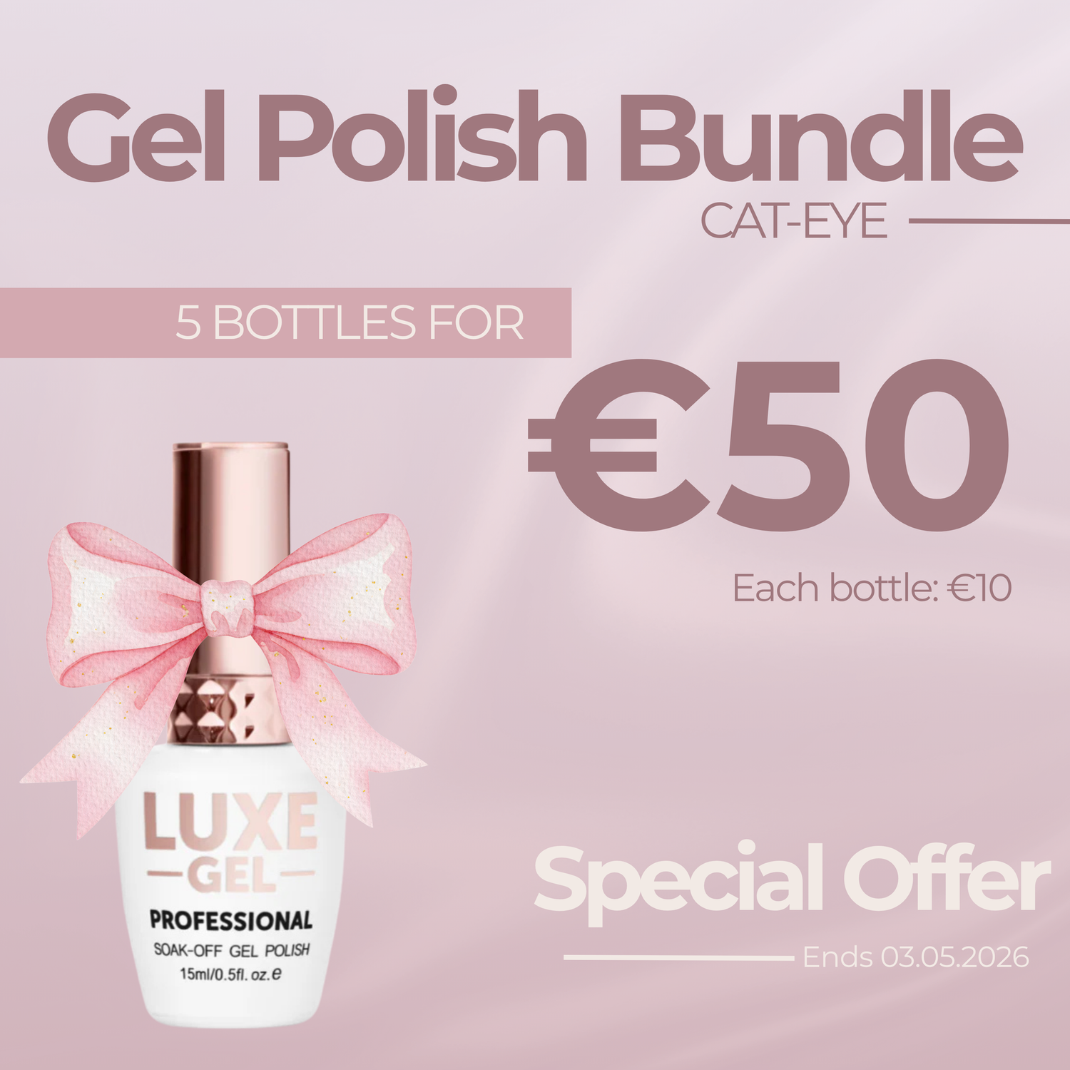 CAT-EYE GEL POLISH BUY 5 FOR €50