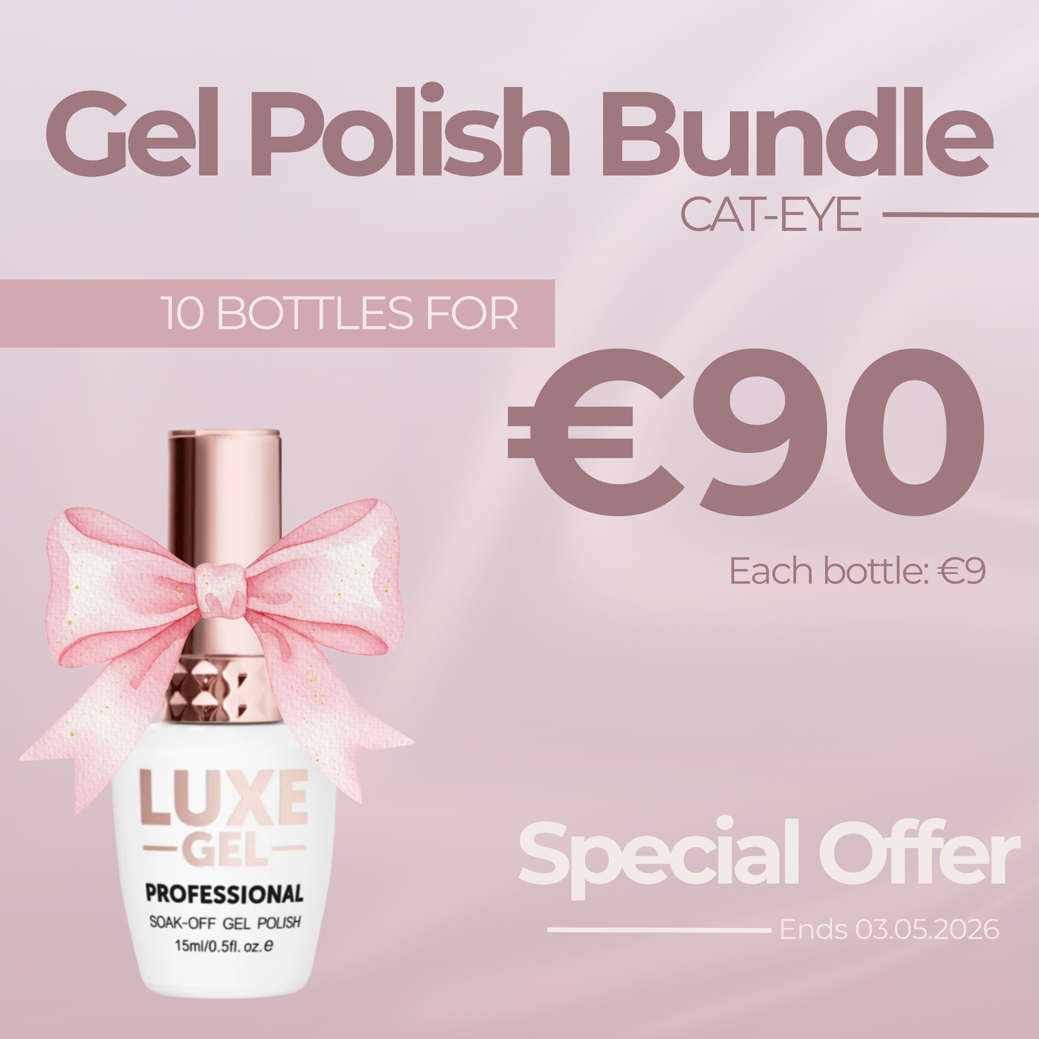 CAT-EYE GEL POLISH BUY 10 FOR €90