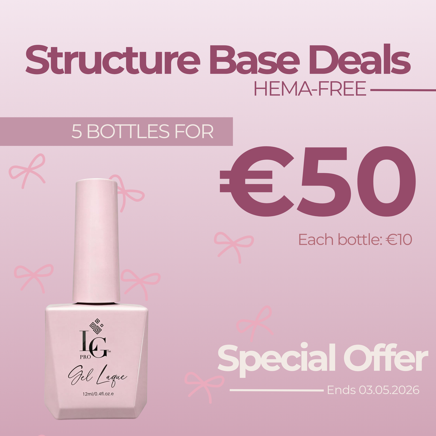 STRUCTURE BASE - HEMA FREE BUY 5 FOR €50