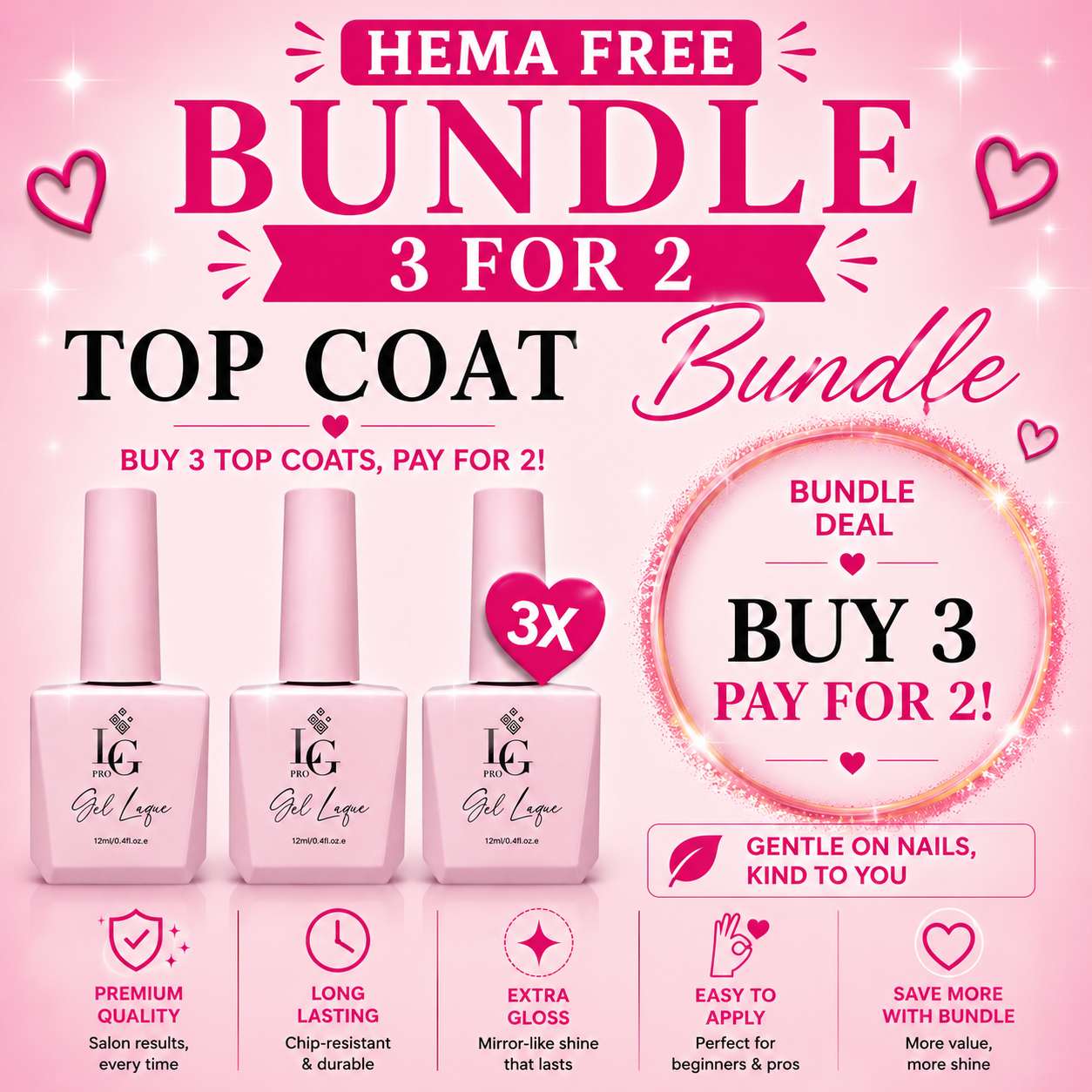 BUY ANY 3 TOP COATS FOR €34