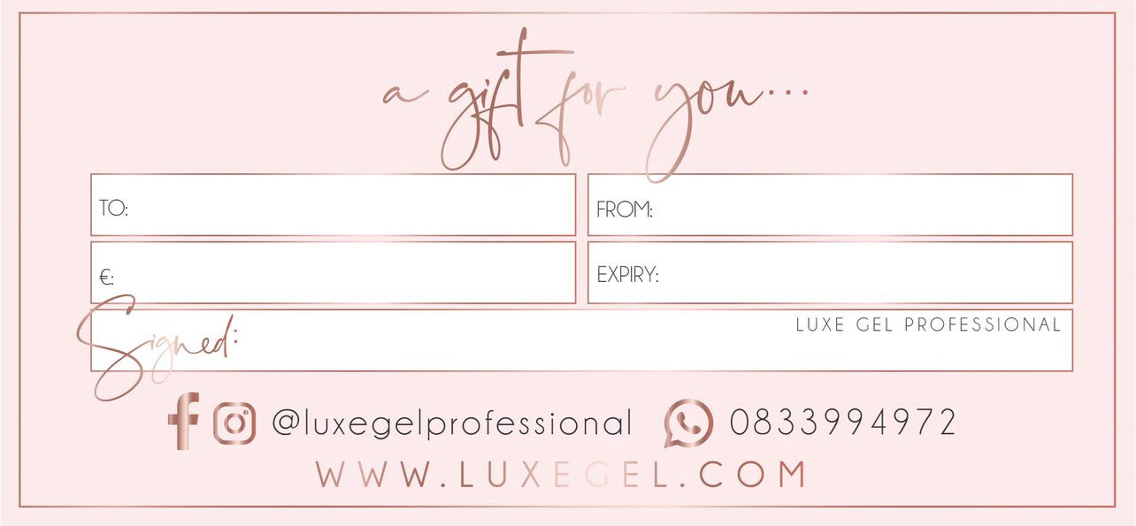 LUXE GIFT CARD  €200