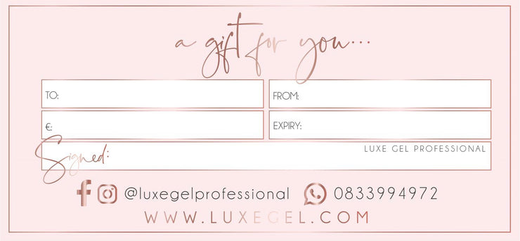 LUXE GIFT CARD